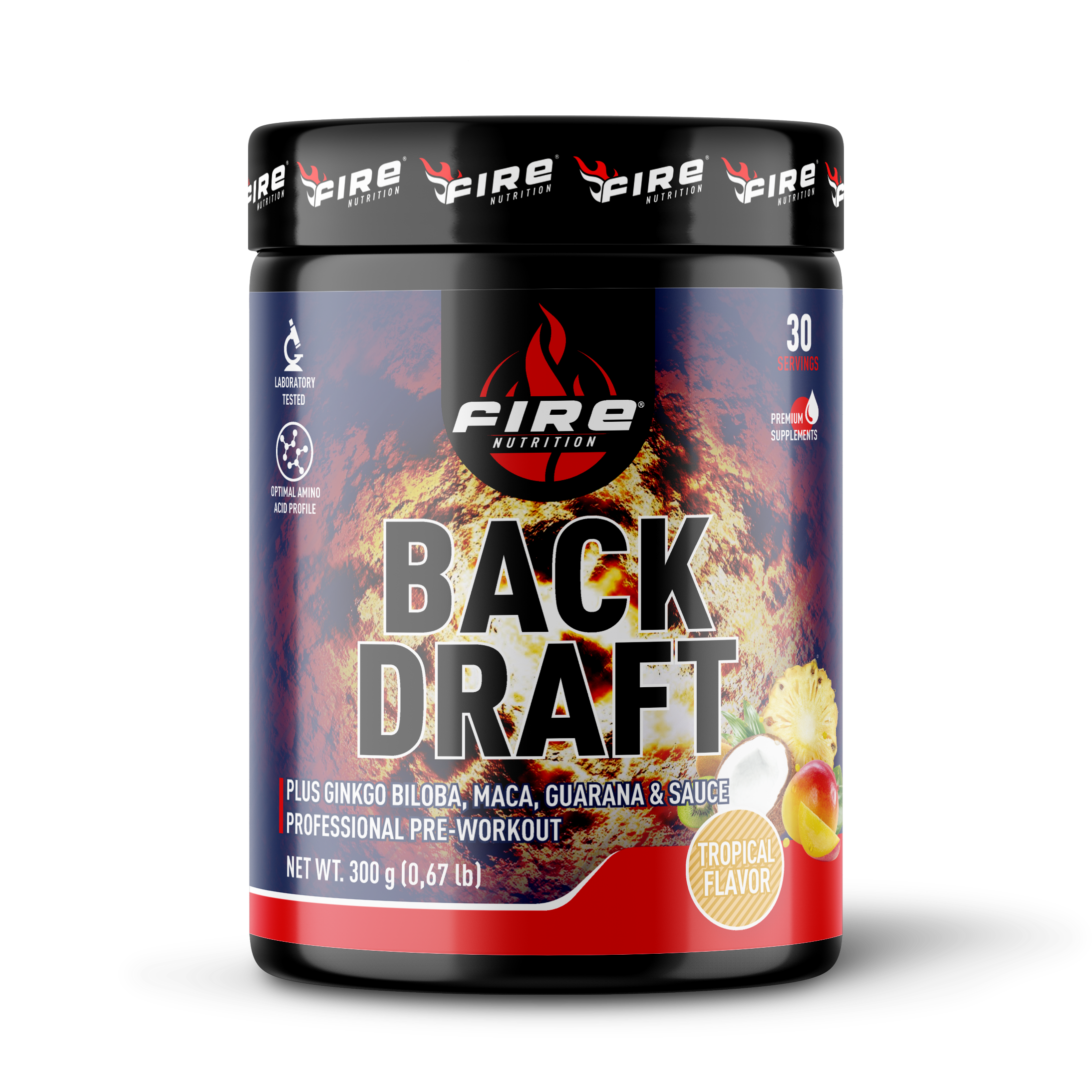 Back-Draft Preworkout 300 g - Imagen 2