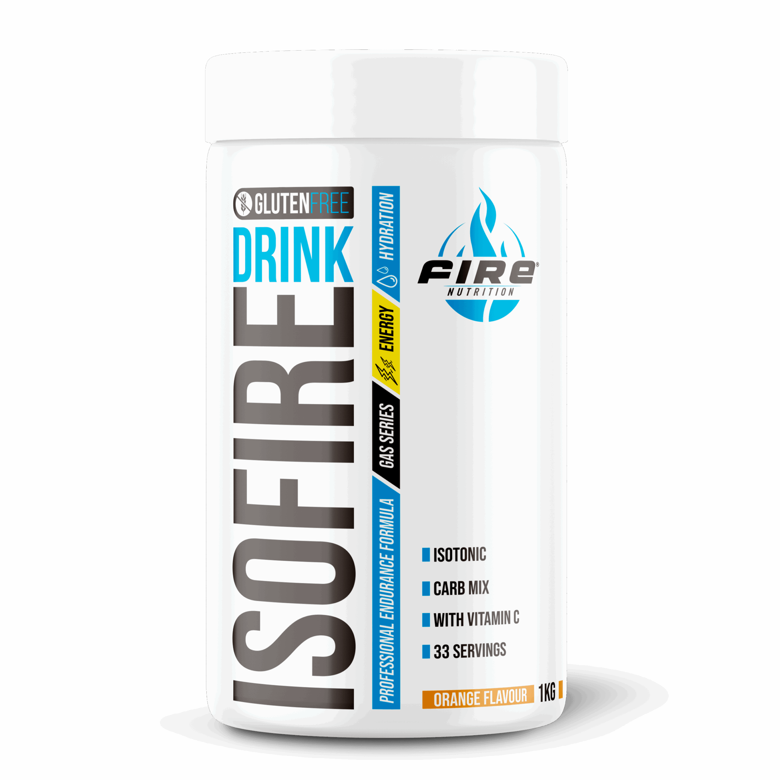 Iso-Fire Drink 1 Kg - (Gluten Free) - Imagen 2