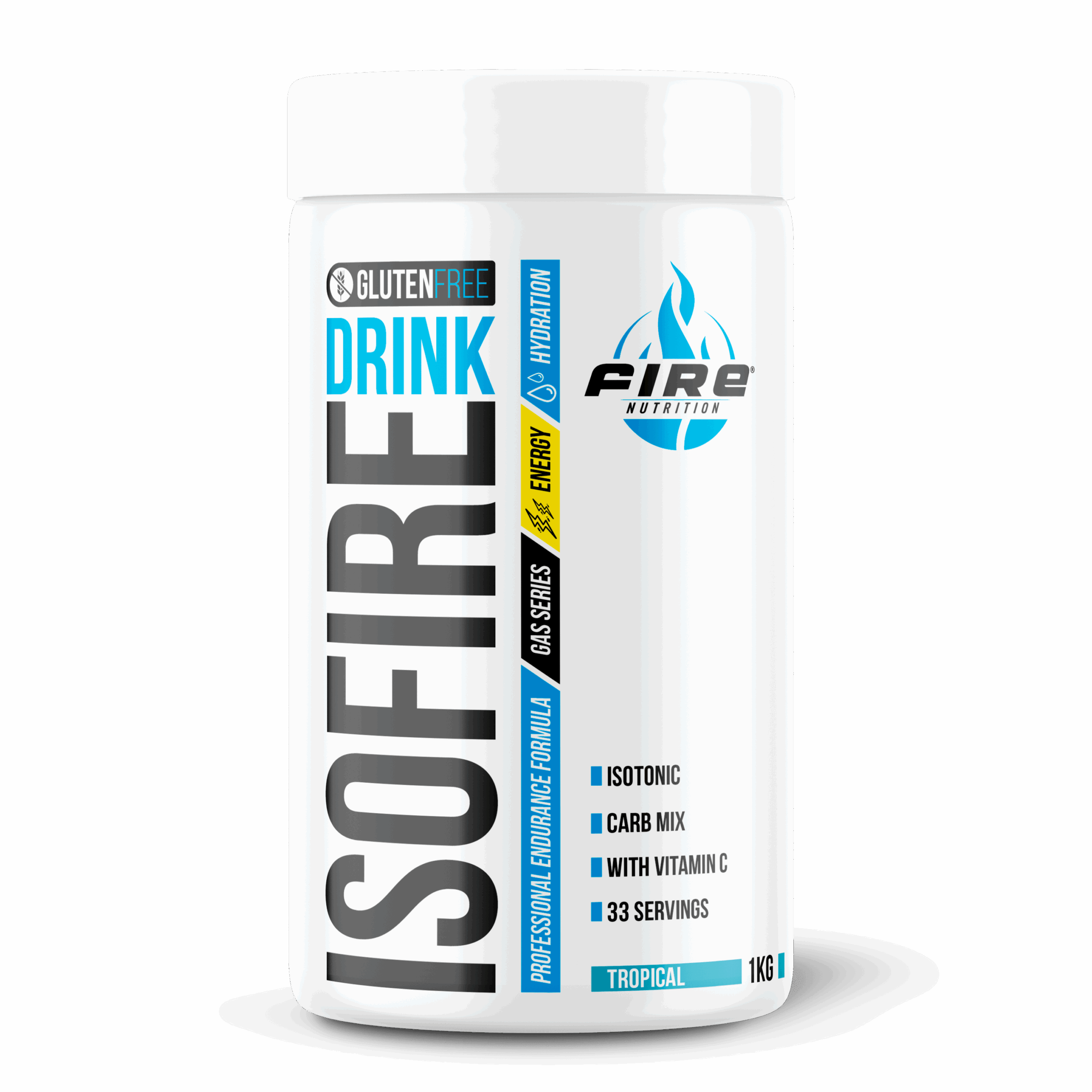 Iso-Fire Drink 1 Kg - (Gluten Free)